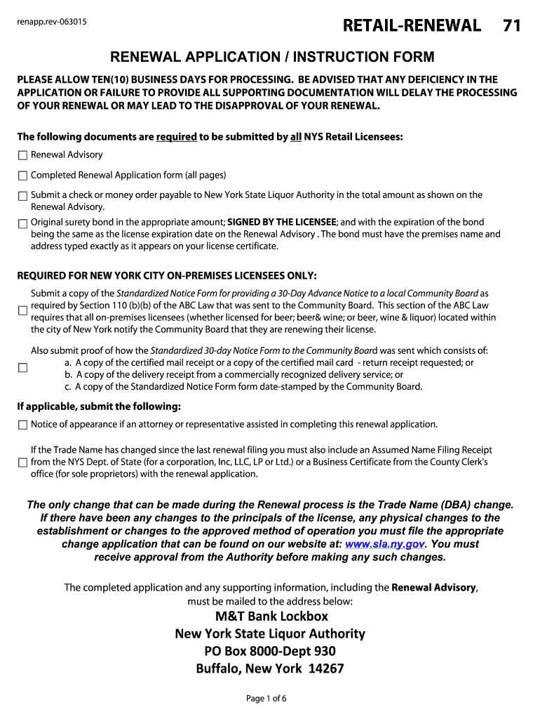 Ny Renapp Renewal Form