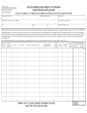 Colorado Dr 2055  Form