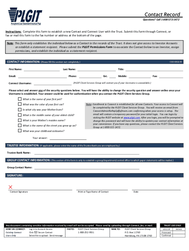 Stephen Ministry Forms