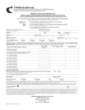 1199 Members Choice Enrollment  Form