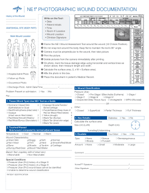 Wound Documentation Tools  Form