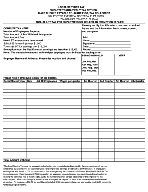 Diane Figg Tax Collector  Form