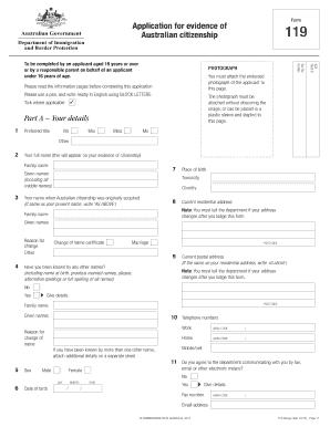 Form 119