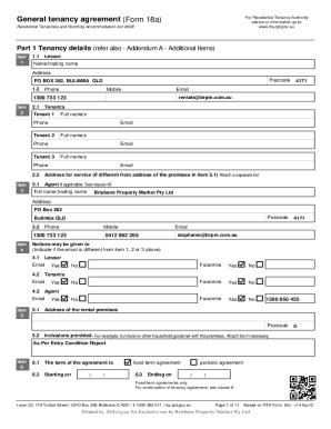 Form 18a