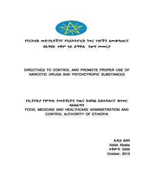 Fmhaca Ethiopia Guidelines PDF  Form