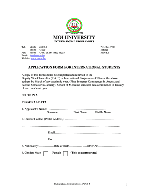 Moi Certificate Download  Form
