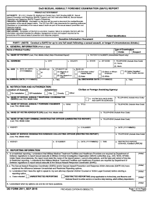 What Do You Need to Report Sexual Assault  Form