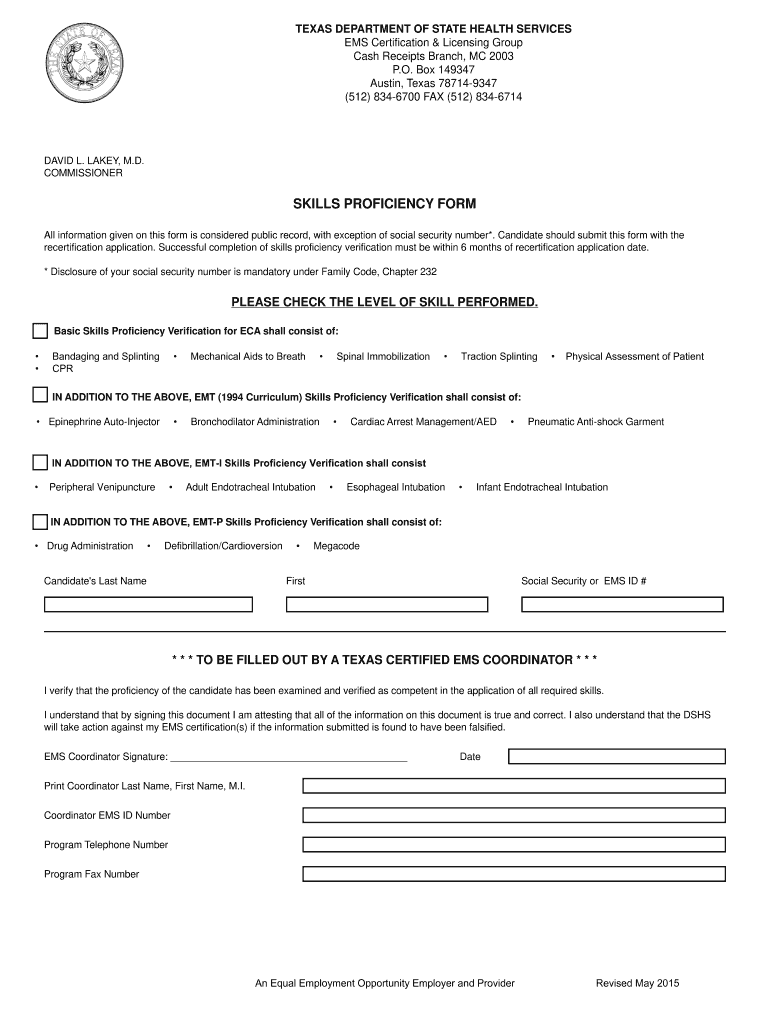  Form 3210 Texas Department of Health 2015-2024