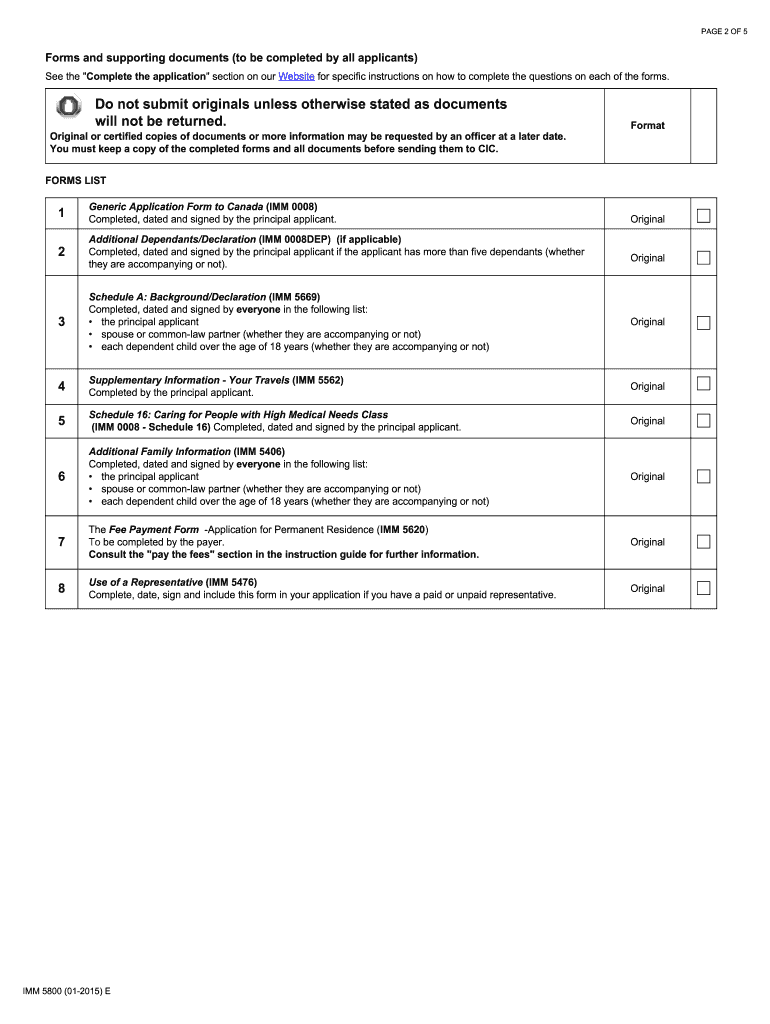 High Medical Needs Checklist  Form