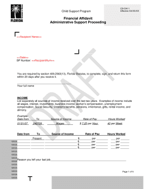 Cs Oa11 Form