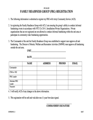 Frg Sign in Printable  Form