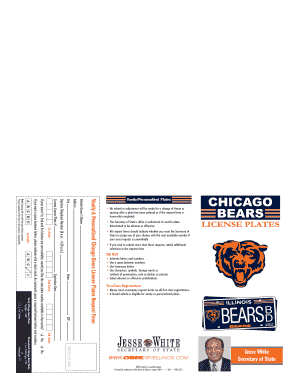Get and Sign Chicago Bears Illinois  Form