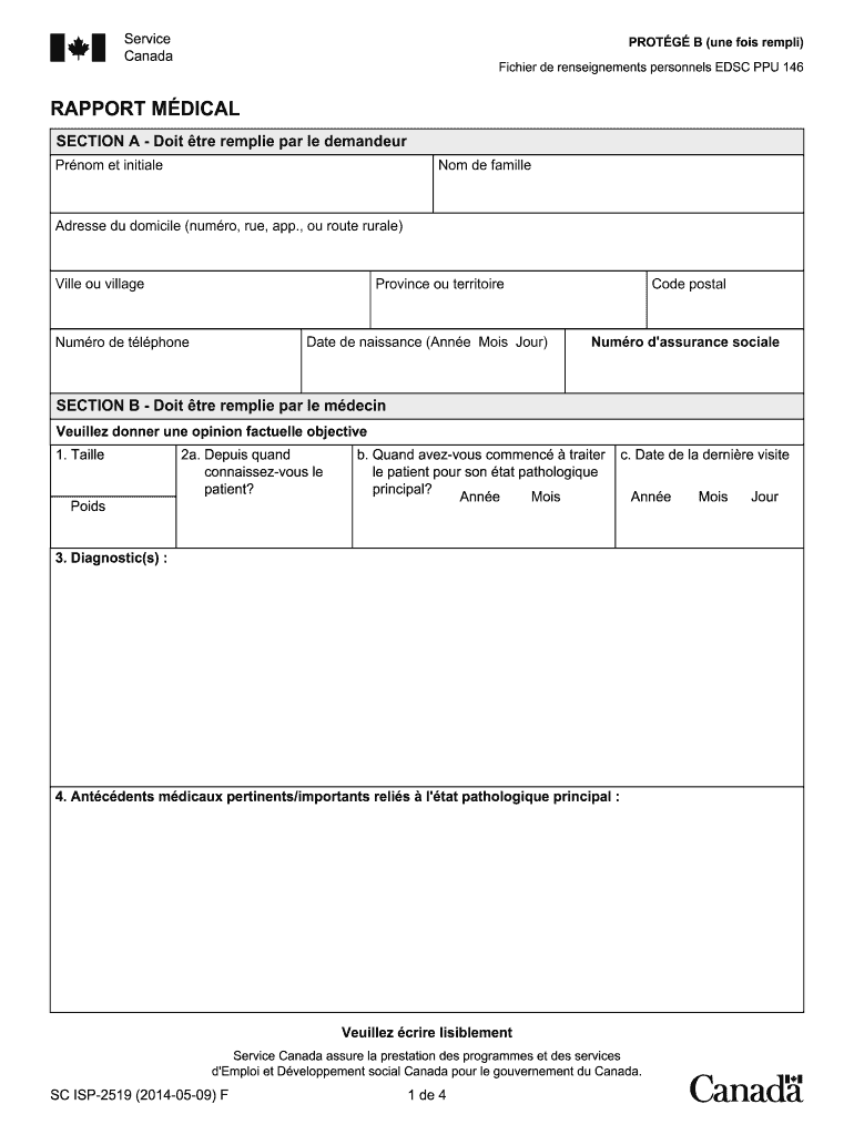  Isp 2519 Form 2014-2024