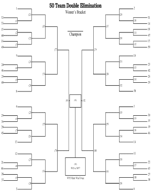 50 Team Double Elimination Bracket  Form