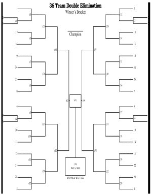 36 Team Bracket  Form