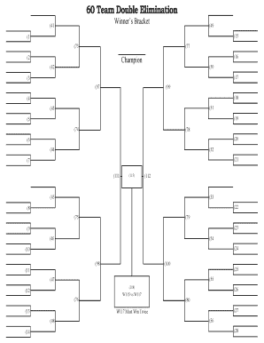 60 Team Bracket  Form