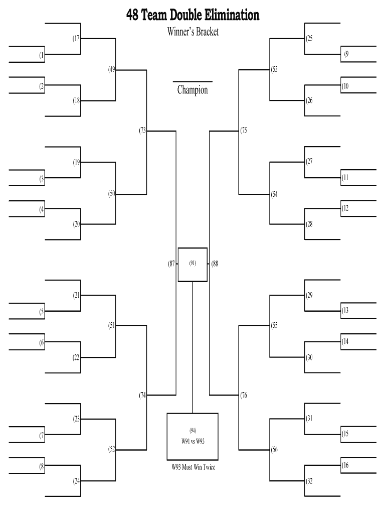 48 Team Bracket  Form