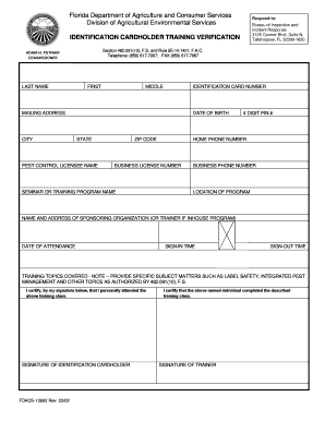 Sample of Fdacs 13662  Form