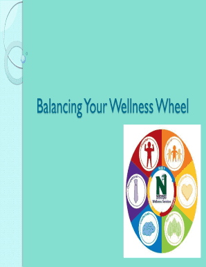 Blank Wellness Wheel PDF  Form