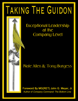 Taking the Guidon  Form