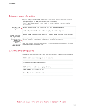 Vanguard Full Agent Authorization Form