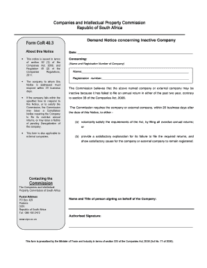 Cor403 Form