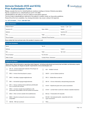 United Healthcare Ivig Policy  Form