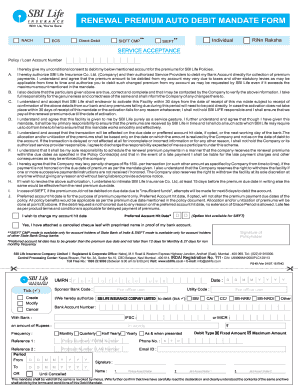 Cmp Mandate Debit Meaning in Telugu  Form