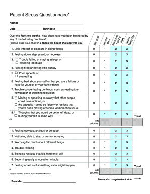 Mental Health Screener by UMass DOC Integration Samhsa  Form