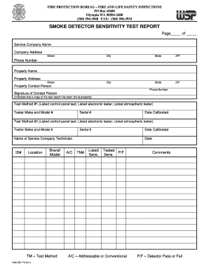 Wsp Smoke Sensitivity Form