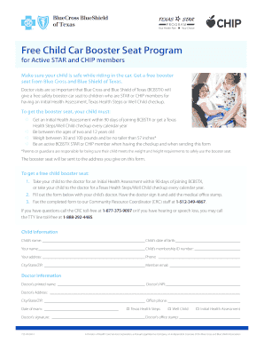 Does Blue Cross Blue Shield Cover Car Seats  Form