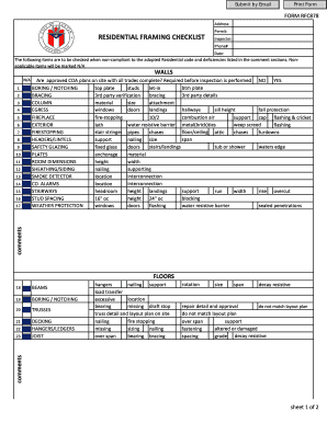 3rd Party Preframe Inspection Checklist City of Austin Austintexas  Form