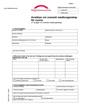 Svensk Medborgare  Form