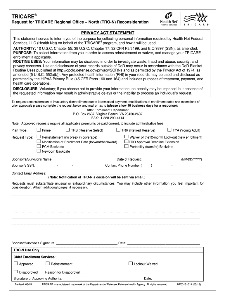 Get and Sign How to Request Reconsideration 2015-2022 Form