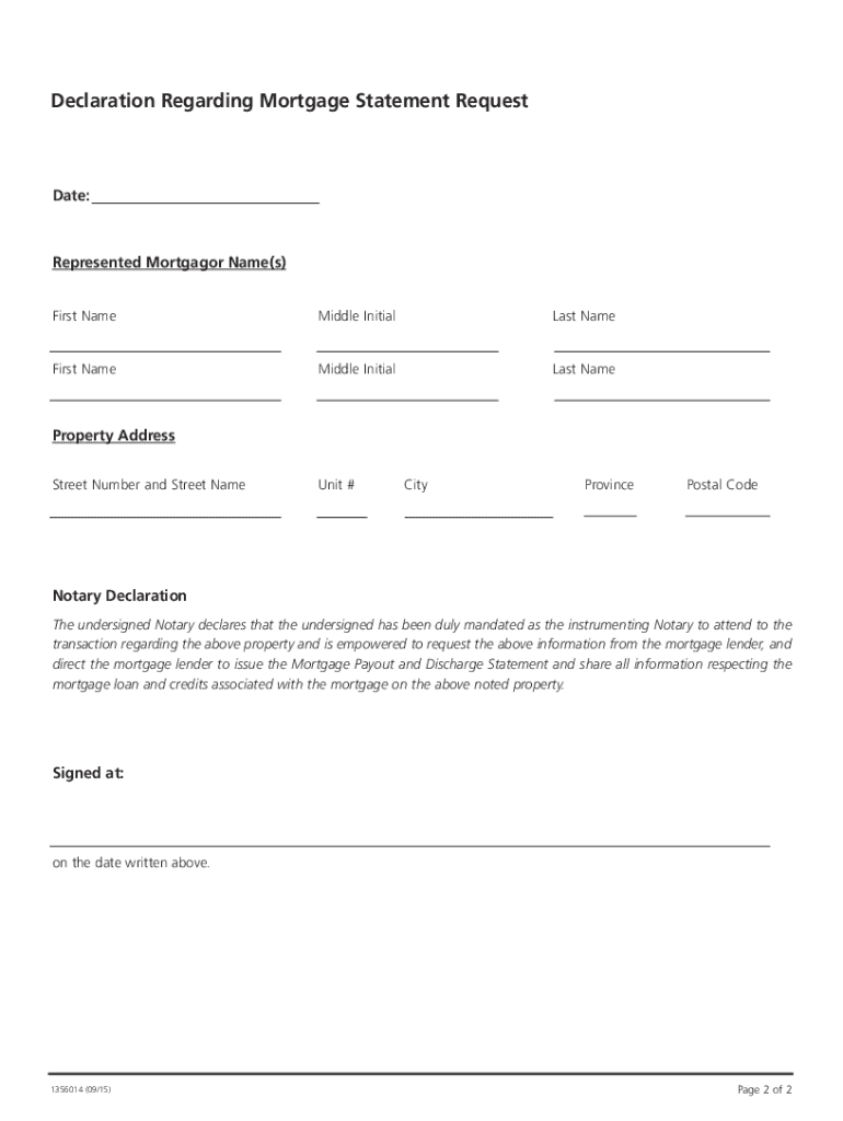  Scotiabank Payout Request 2015