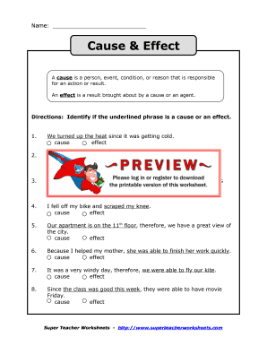 Super Teacher Worksheets Answer Key  Form