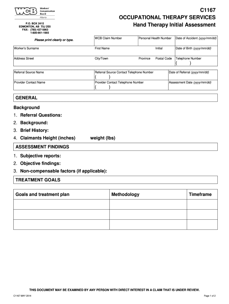  Therapeutic Recreation Program Summary Form 2014-2024