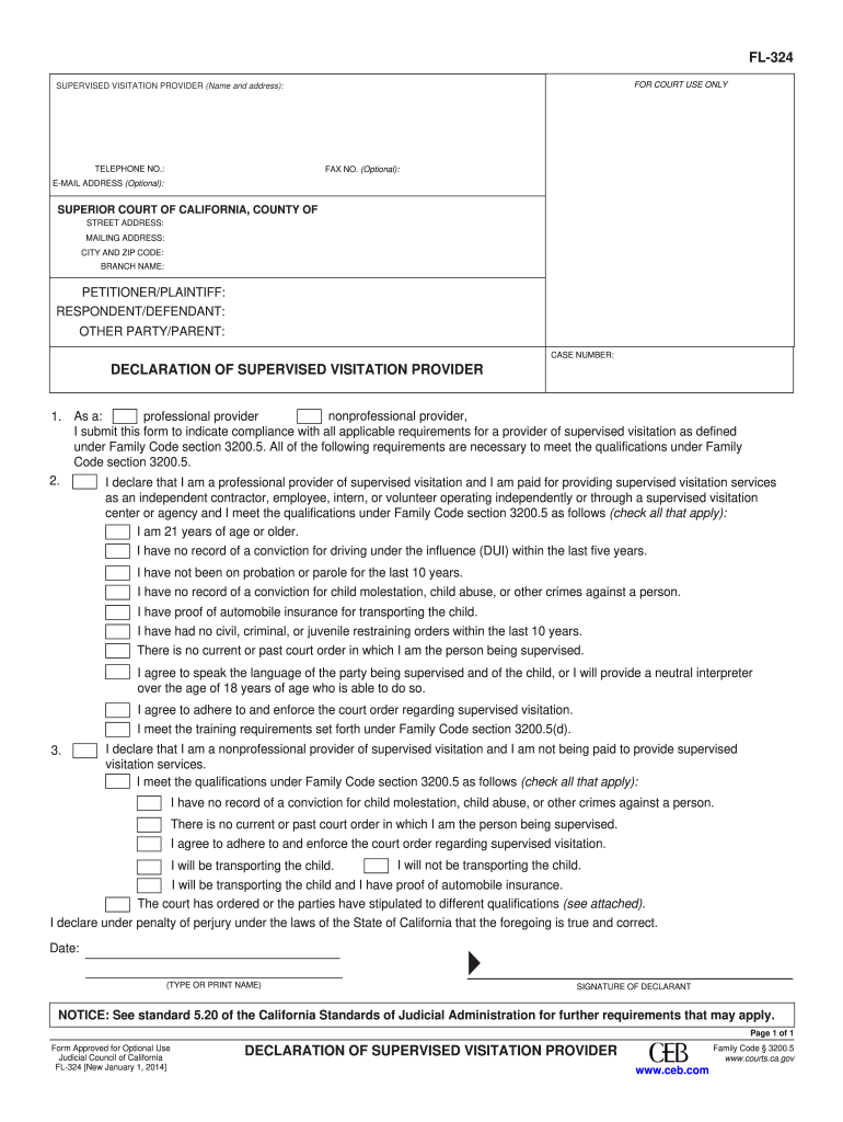 Fl 324  Form