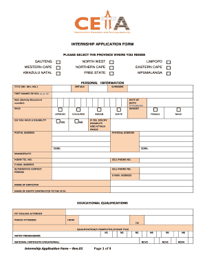 Ceta Application Form