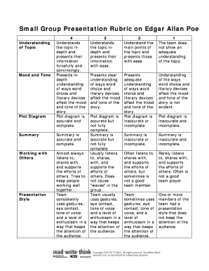 Group Presentation Rubric  Form