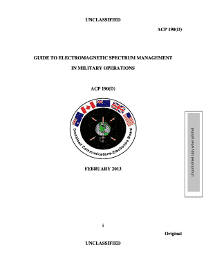 Acp 190 Us Supp 1 D PDF  Form