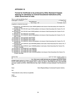 Obc Ncl Certificate Format