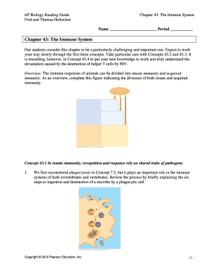 Chapter 43 Ap Bio Reading Guide Answers  Form