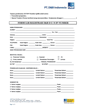 Formulir Registrasi