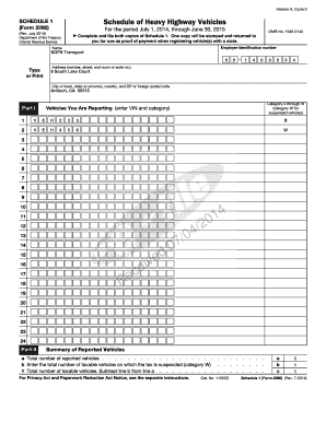 Irs 2290 Form Printable