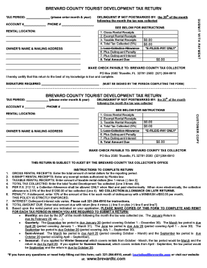  Brevard County Tourist Tax 2015