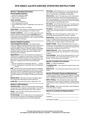 NFS 320 Frame &amp; Post Notifier  Form