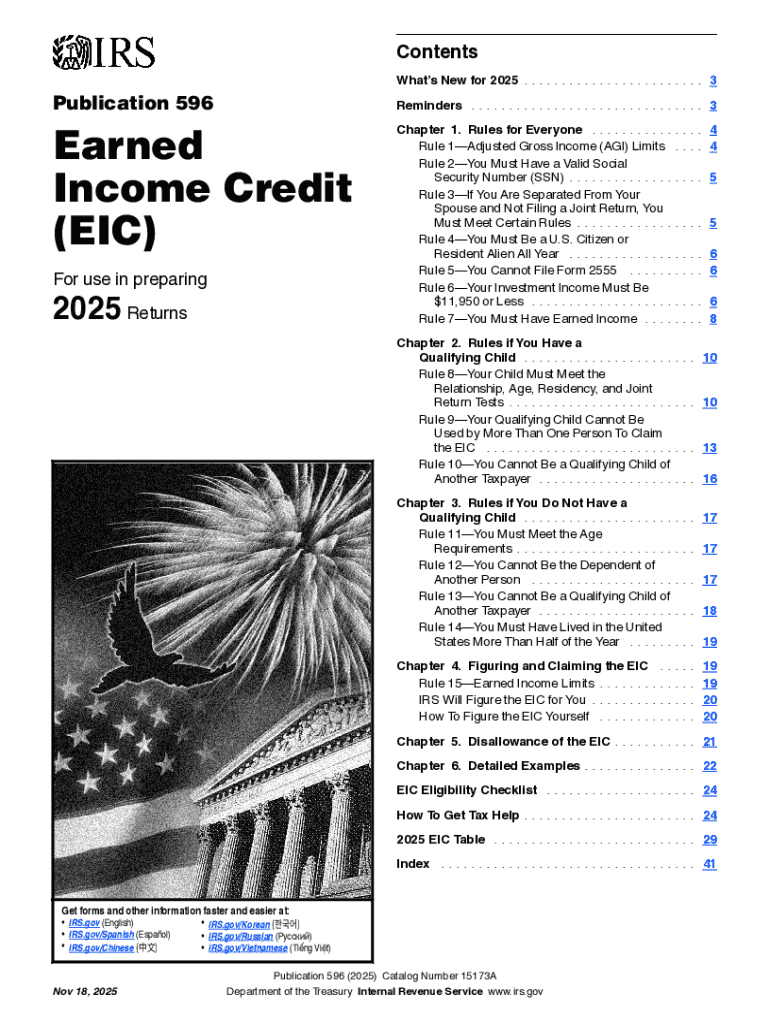  Income This Credit is Called the Earned Income Cre 2025-2026