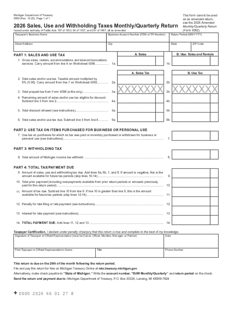 Sales &amp; Use Tax Forms