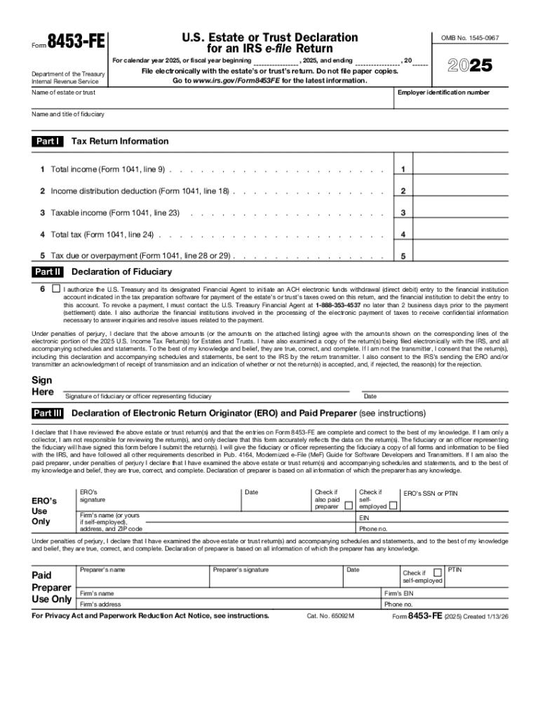 Form 8453 Fill Official Tax Forms PDF Guru